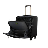 Pierre Cardin 4-Wheel Mobile Office/Cabin Case Travel Luggage Suitcase - Black