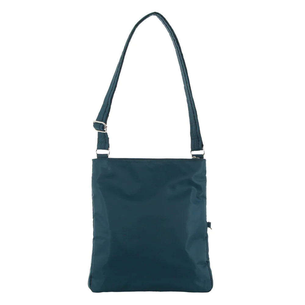 Pierre Cardin Anti-Theft Cross Body Bag Slash Proof RFID Blocking - Teal