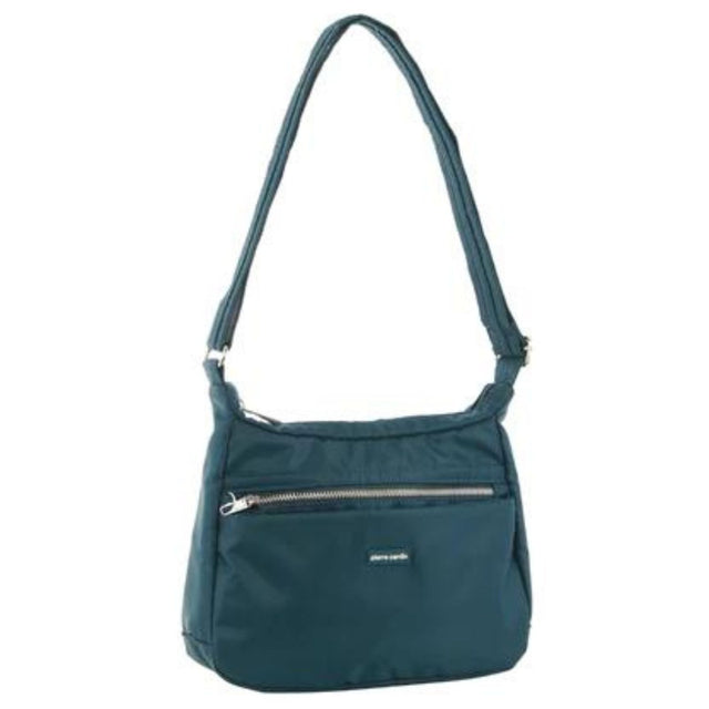 Pierre Cardin Anti-Theft Crossbody Bag Slash Proof RFID Blocking - Teal