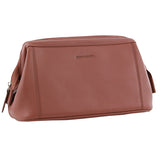 Pierre Cardin Mens Rustic Leather Toiletry Case Bag Travel - Casia Rose