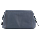 Pierre Cardin Mens Rustic Leather Toiletry Case Bag Travel - Teal