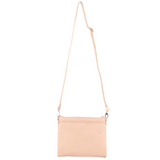 Pierre Cardin Ladies Cross Body Bag Leather Clutch Shoulder Sling Womens  - Blush