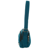 Pierre Cardin Anti-Theft Cross Body Bag Slash Proof RFID Blocking - Turquoise