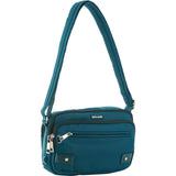 Pierre Cardin Anti-Theft Cross Body Bag Slash Proof RFID Blocking - Turquoise