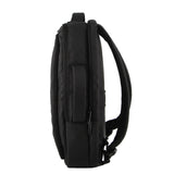 Pierre Cardin Backpack 15" Laptop Bag Briefcase Built-in USB Port Travel - Black