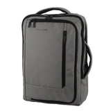 Pierre Cardin Backpack 15" Laptop Bag Briefcase Built-in USB Port Travel - Grey