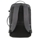 Pierre Cardin Mens Travel & Business Backpack with Built-in USB Port - Grey