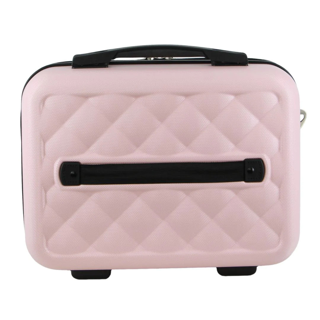 Pierre Cardin Beauty Case Hard Shell Makeup Cosmetic Organizer Travel - Rose