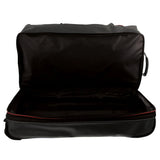 Pierre Cardin Trolley Bag Large Soft Travel Luggage Wheeled Duffle 82cm - Black