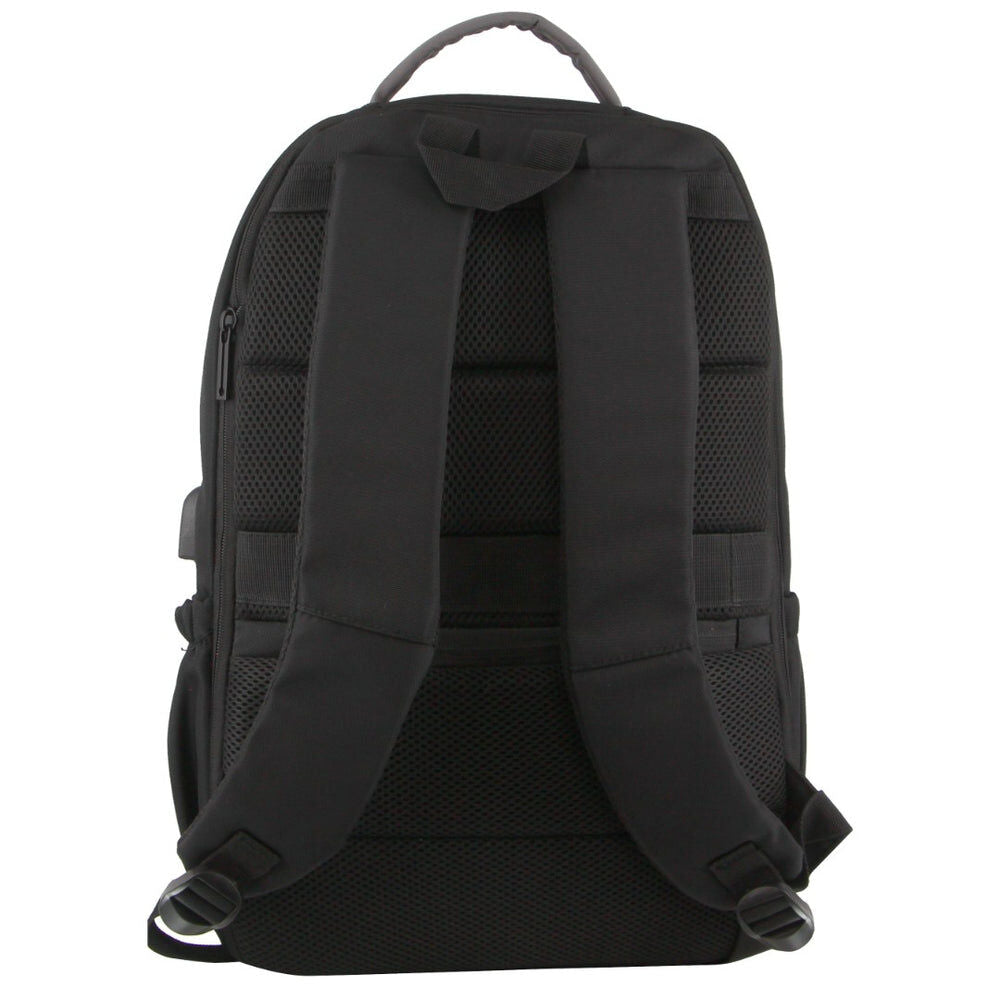 Pierre Cardin Travel & Business Backpack Bag w/ Built-In USB in Dark Grey