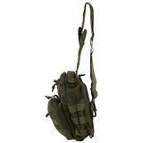 Pierre Cardin Cross Body Tactical Sling Bag Rucksack Army Style in Green