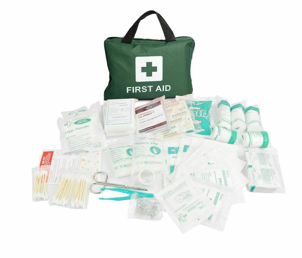 210 PCS Emergency First Aid Kit Medical Travel Set Workplace Family Safety AU