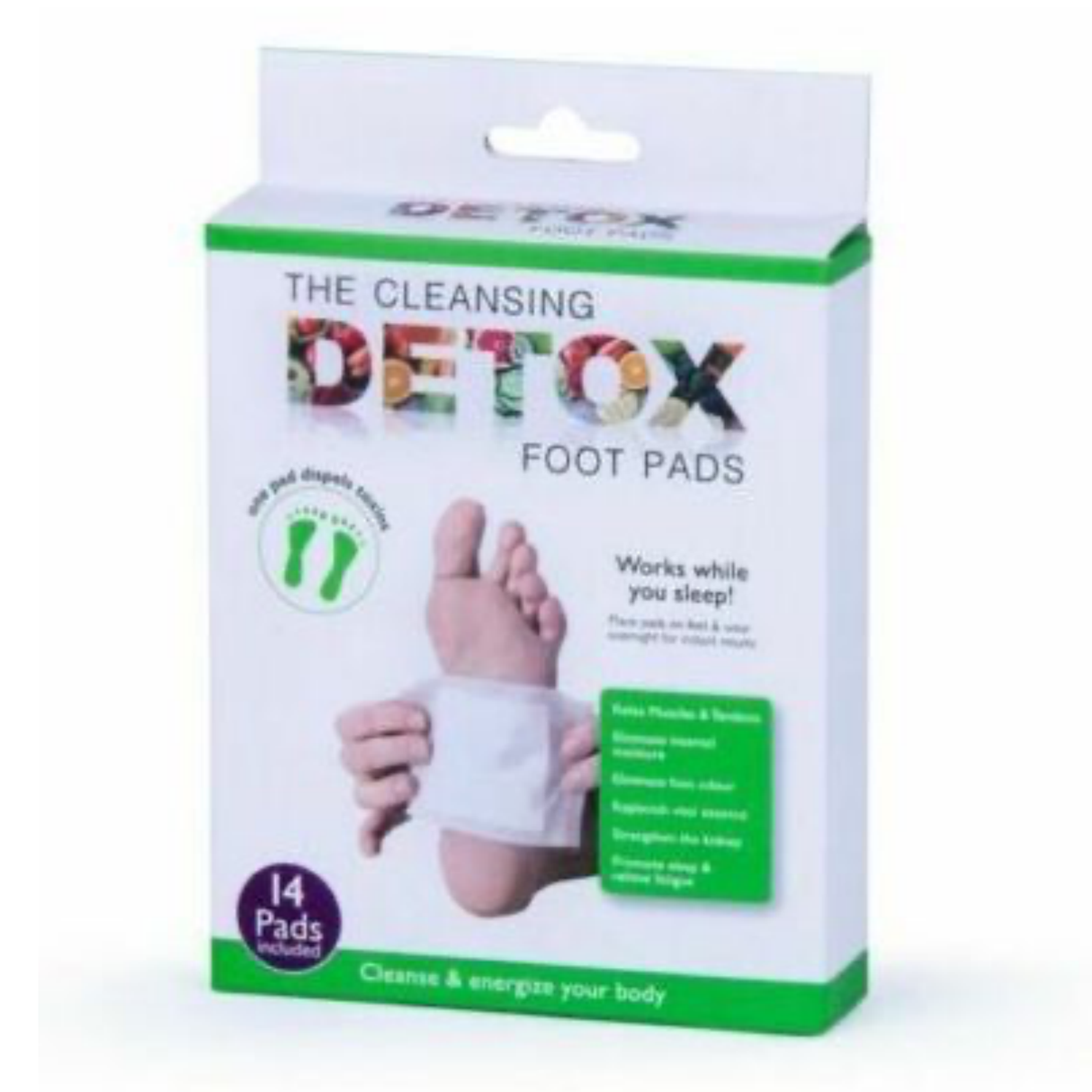 The Cleansing Detox Foot Pads Health Care Natural Herbal Patch - 14 Pads