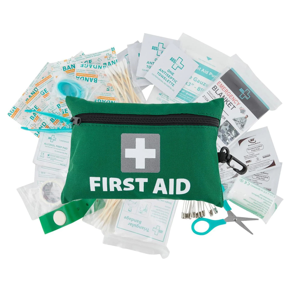 12x 92 Pcs Travel First Aid Kit Medical Workplace Set Emergency Family Safety