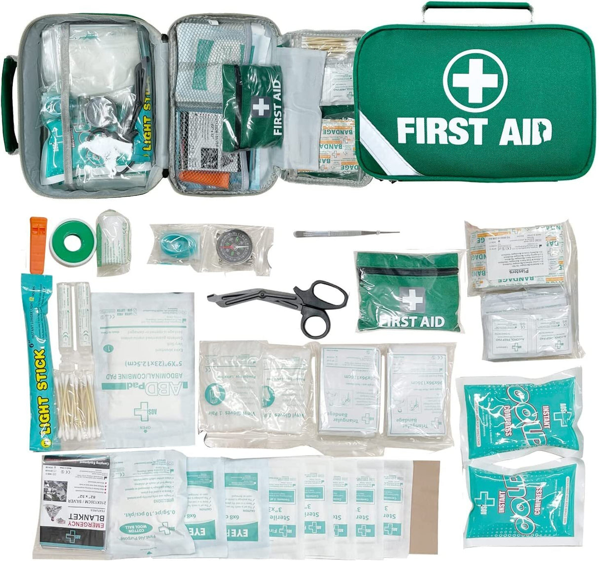 12x 258pcs Premium First Aid Kit Medical Travel Set Emergency Family Safety