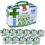 12x 258pcs Premium First Aid Kit Medical Travel Set Emergency Family Safety