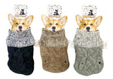 50cm Quilted Dog Jacket Coat Warm Winter Pet Clothes Vest Padded Windbreaker