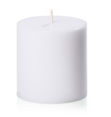 48x Premium Church Candle Pillar Candles White Unscented Lead Free 36Hrs - 7*7cm