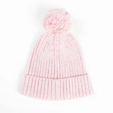 Ponchik Babies + Kids - Pom Pom Beanie Hat Warm Winter - Love Speckle