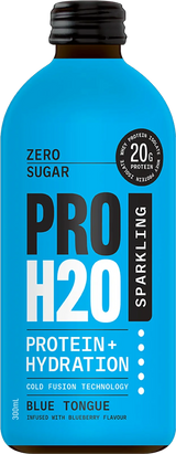 PRO H20 Sparkling 20g Protein Hydration Drink Zero Sugar Hydrate - Blue Tongue