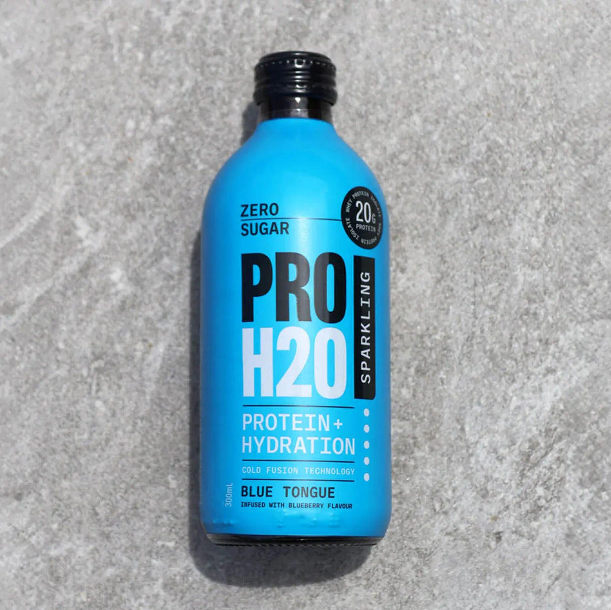 PRO H20 Sparkling 20g Protein Hydration Drink Zero Sugar Hydrate - Blue Tongue