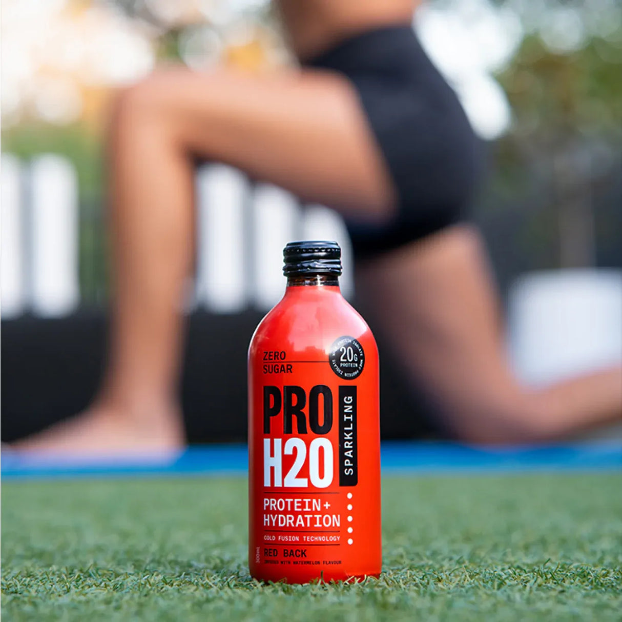 PRO H20 Sparkling Water 20g Protein Hydration Drink Zero Sugar - Red Back