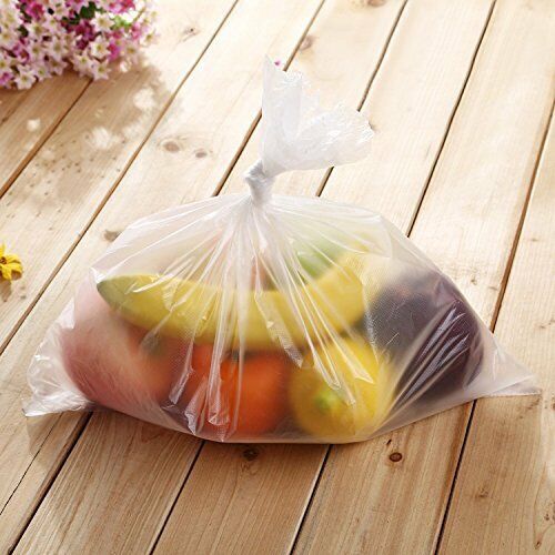 2 Produce Rolls Bags Heavy Duty Food Grade Freezer Supermarket Bag Gusset