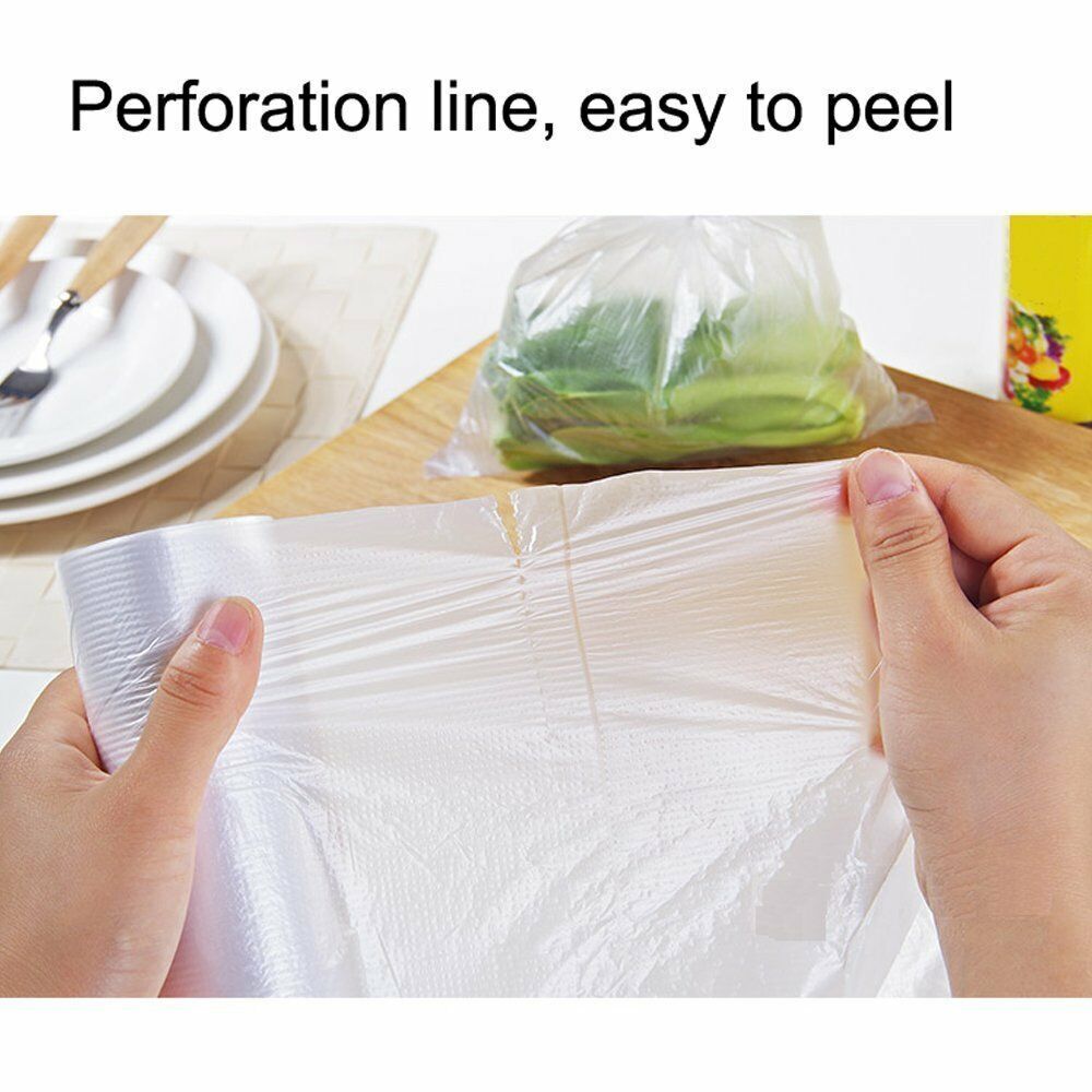 2 Produce Rolls Bags Heavy Duty Food Grade Freezer Supermarket Bag Gusset