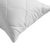 10x Quilted Cotton Pillow Protector 74cm x 48cm Case Breathable Slip in White