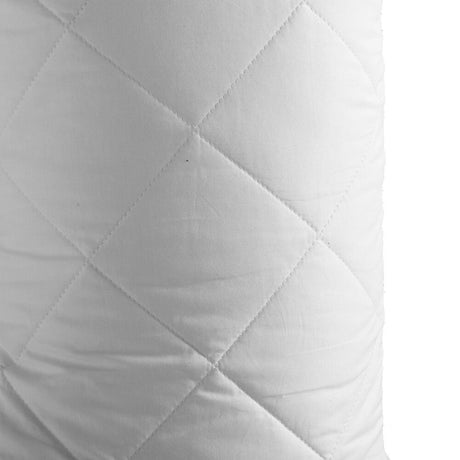 10x Quilted Cotton Pillow Protector 74cm x 48cm Case Breathable Slip in White