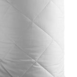 10x Quilted Cotton Pillow Protector 74cm x 48cm Case Breathable Slip in White