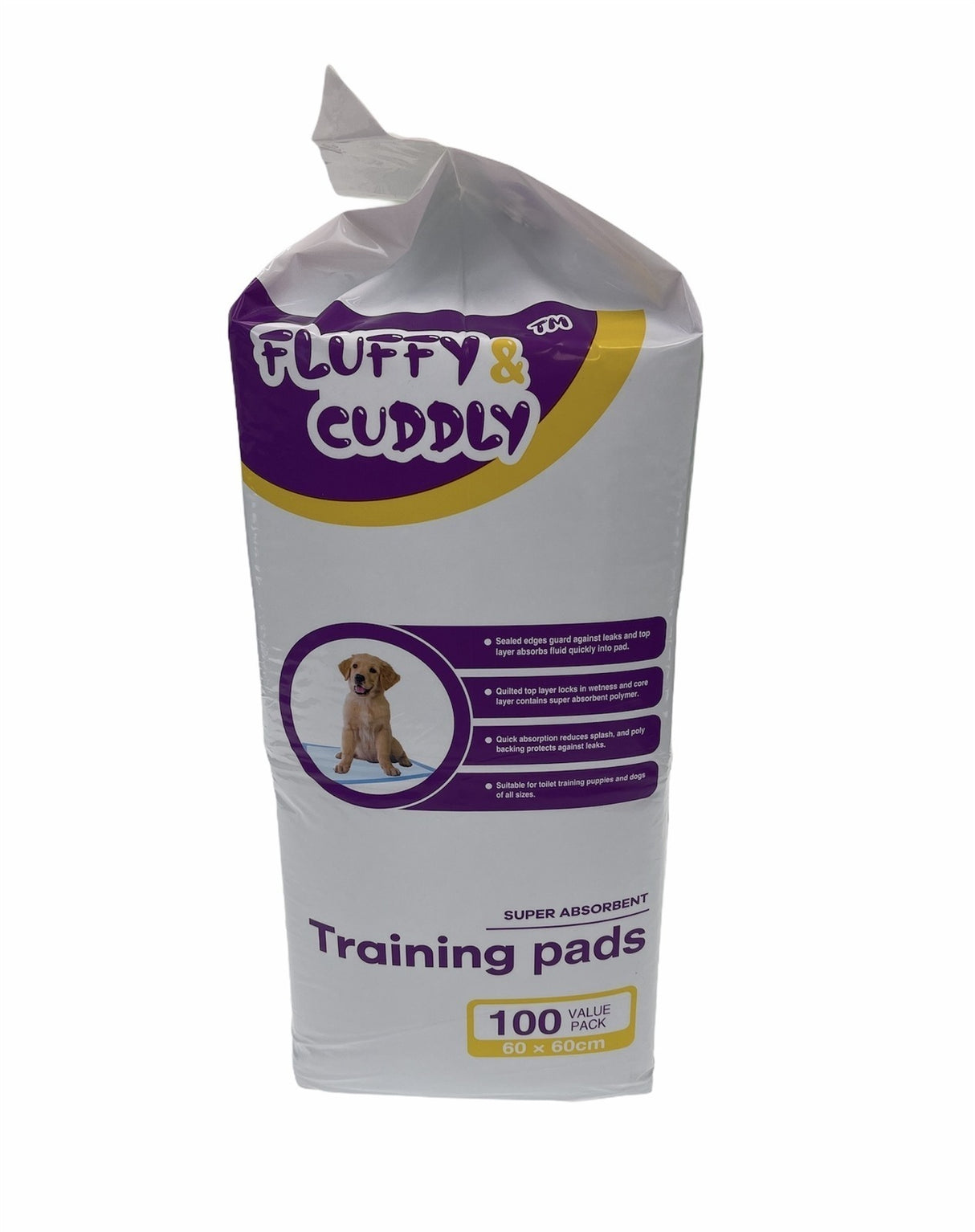 100 Puppy Pet Dog Indoor Cat Toilet Training Pads Super Absorbent 60x60cm