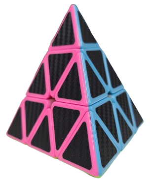 Educational Toy Triangle Speed Cube Pyramid Brain Teaser Puzzle Magic