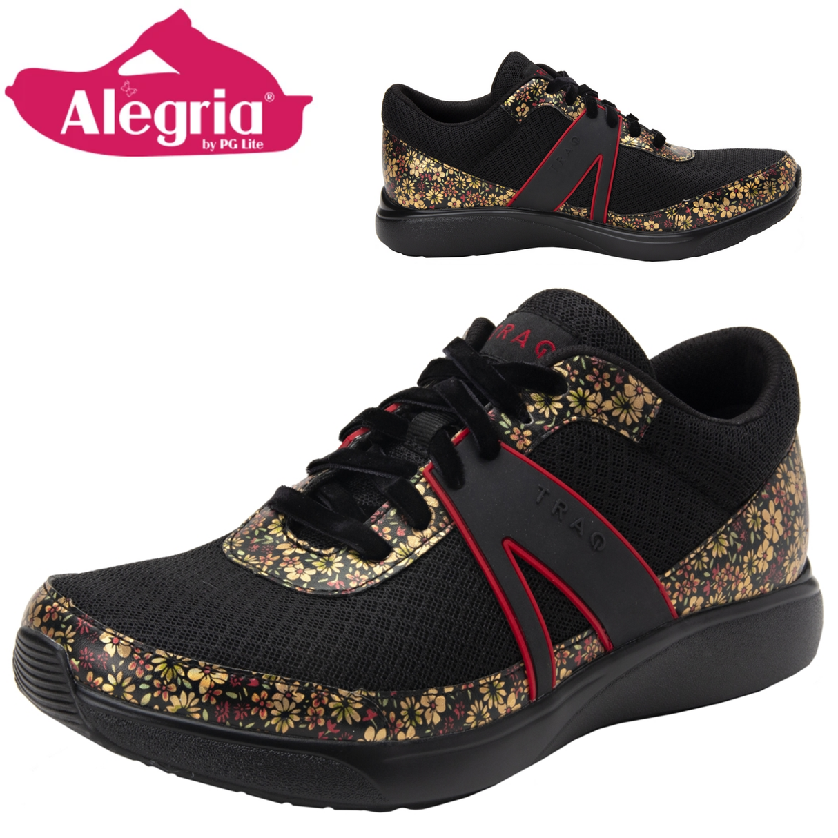 Traq By Alegria Womens Qarma Comfort Smart Walking Shoe Sneaker - Pretty Things