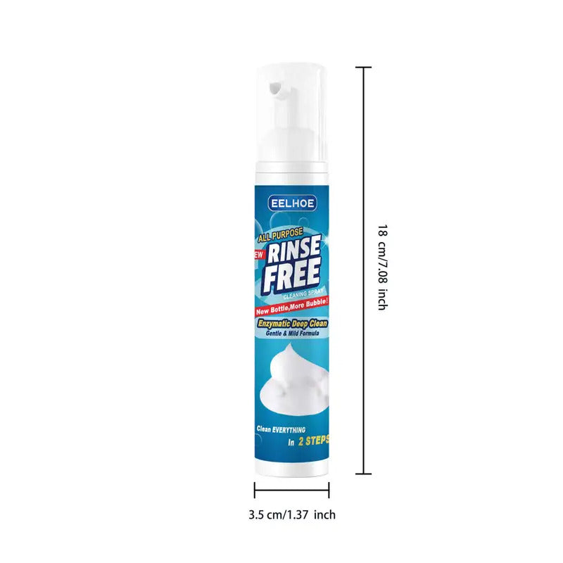 All-Purpose Rinse-Free Cleaning Spray - Powerful Multi-Purpose Foam Cleaner