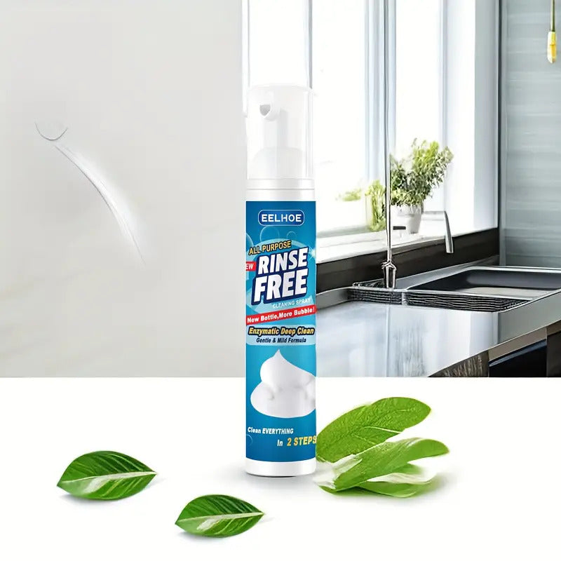 All-Purpose Rinse-Free Cleaning Spray - Powerful Multi-Purpose Foam Cleaner