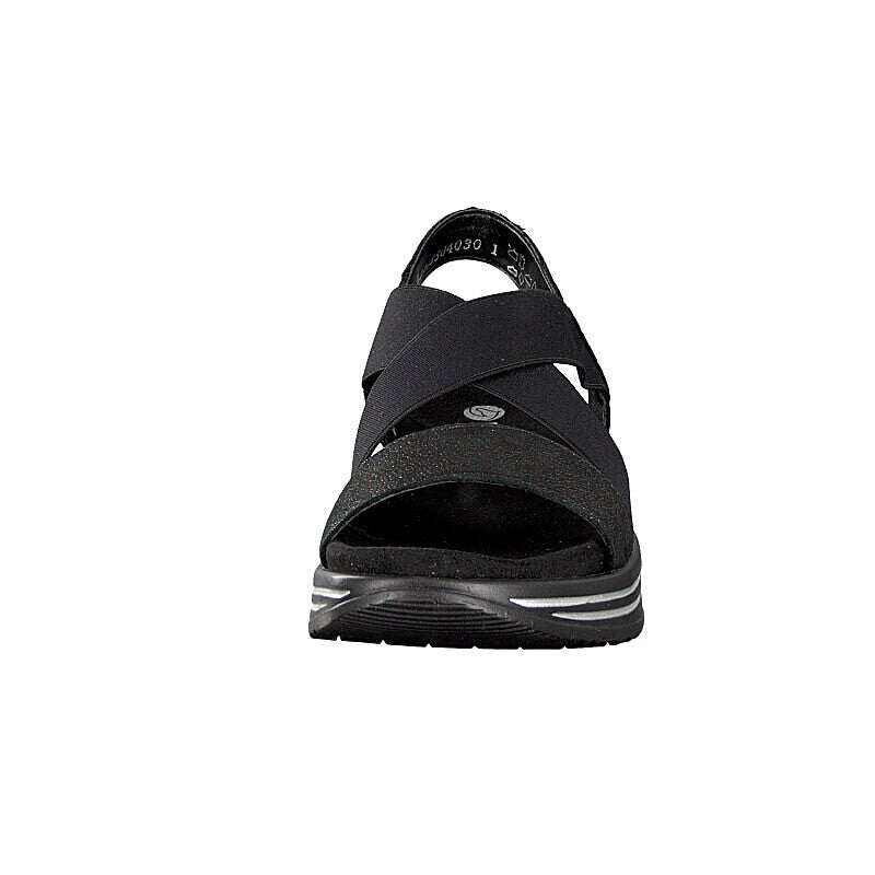 Remonte Womens Sandals Shoes Summer Removable Insole Light Soft - Black