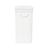 Compactor Rectangular Natural Bamboo Laundry Hamper with Removable Liner 60cm x 40cm