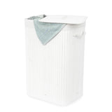 Compactor Rectangular Natural Bamboo Laundry Hamper with Removable Liner 60cm x 40cm