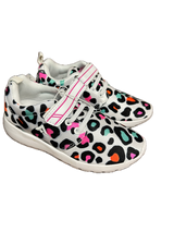 Aerosport Rascal Kids Junior Running Shoes Sneakers Strap Runners - Leopard Print