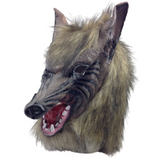 Wolf Animal Head Face Mask Halloween Latex Rubber Costume