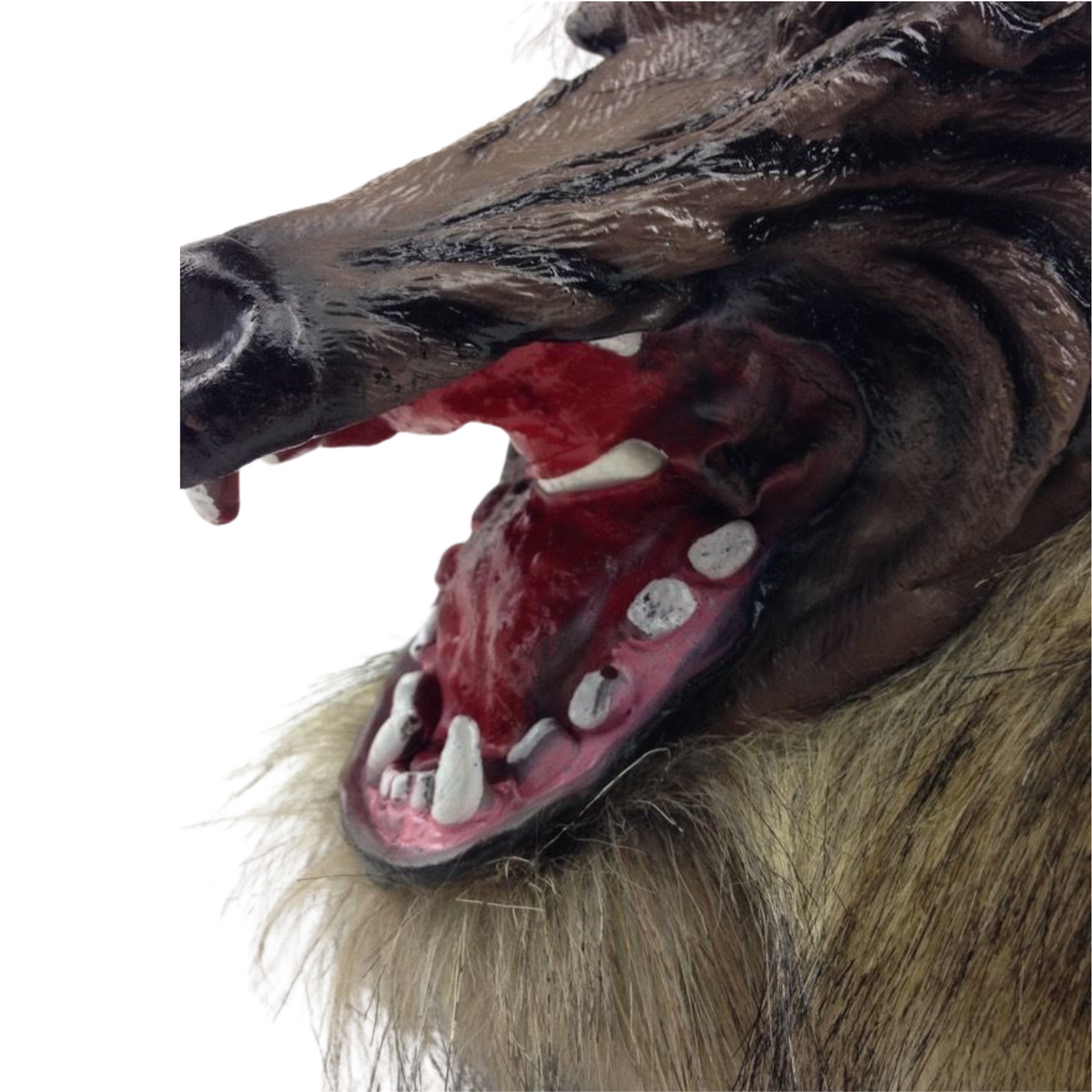 Wolf Animal Head Face Mask Halloween Latex Rubber Costume