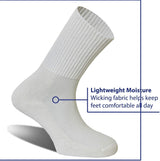 REFLEXA Diabetic Socks Flat Toe Seam Comfort Medical Circulation Health Sock