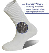 REFLEXA Diabetic Socks Flat Toe Seam Comfort Medical Circulation Health Sock