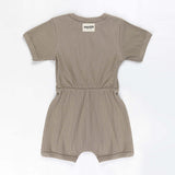 Ponchik Babies + Kids - Ribbed Cotton Romper - Artichoke Green