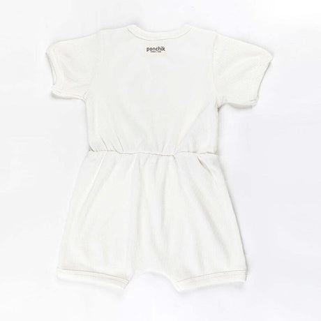 Ponchik Babies + Kids - Ribbed Cotton Romper - Daisy