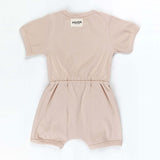 Ponchik Babies + Kids - Ribbed Cotton Romper - Sugar Cookie