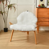 Australian Sheepskin Lambskin Rug Long Wool Fluffy Genuine Skin Rug in White