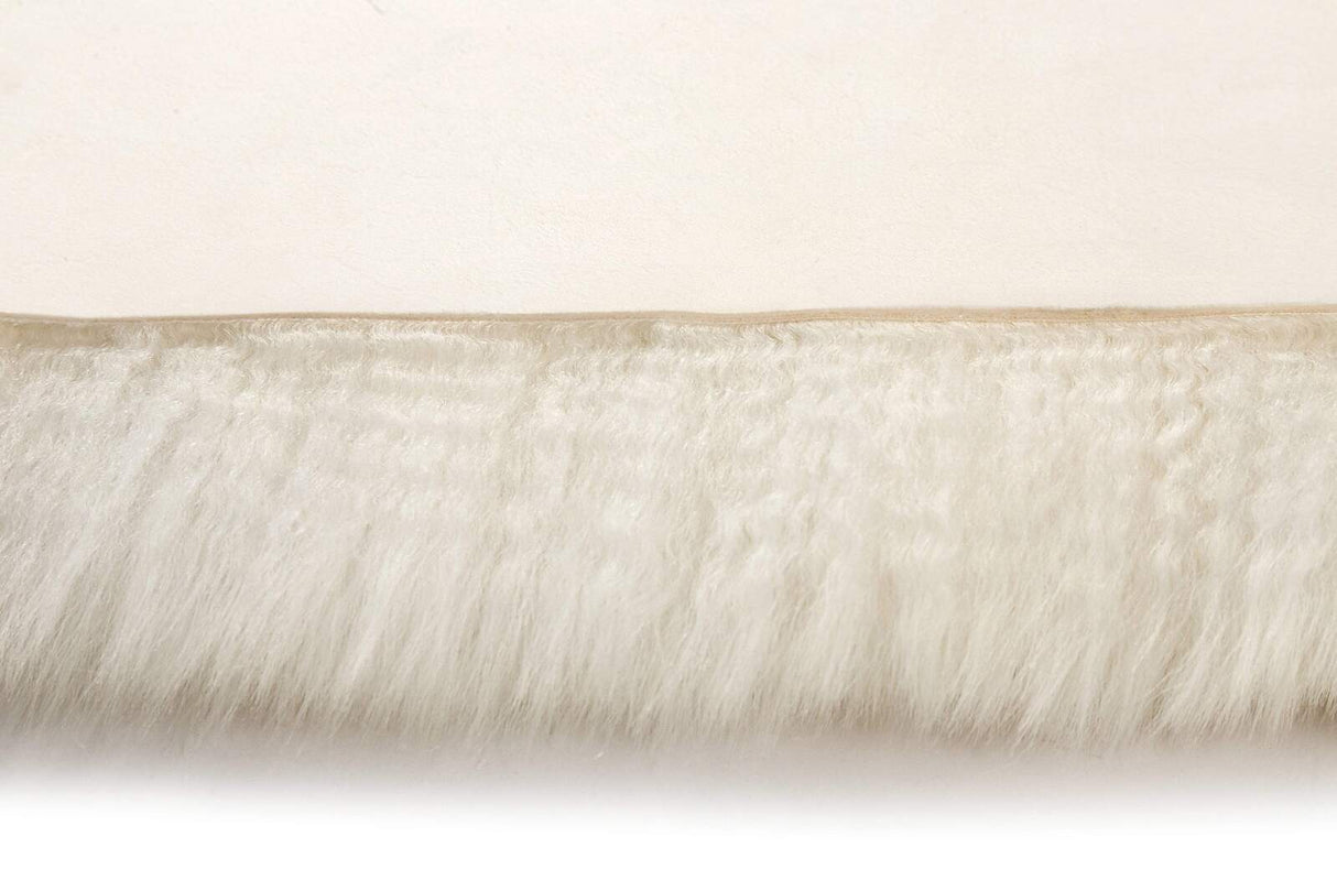 Australian Sheepskin Lambskin Rug Long Wool Fluffy Genuine Skin Rug in White