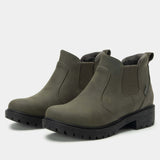 Alegria Womens Waterproof Chelsea Boots Shoes in Relaxed Moss